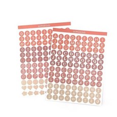 영문 숫자 스티커 사진스티커 이니셜스티커