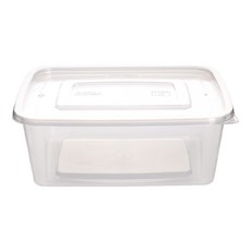 생활미소 다회용 밀폐사각용기 세트 1500ml 10개입, 1개, 10세트