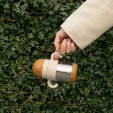 MEROWARE OUTDOOR LILY副食品燜燒罐組 含MATT兒童保溫水壺與GARY矽膠學習湯匙 外出用餐保溫保冷, 1個, 焦糖+奶茶啡,可可+奶油白, 焦糖+奶茶啡, 270ml