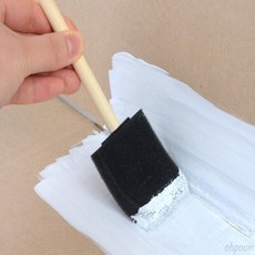 이이오품 셀프시공스펀지리폼붓 셀프페인팅붓 도색작업페인트부러쉬 스폰지붓 2.5CM, 1개