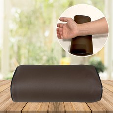 손목베개 채혈베개 20cm 병원용 한의원 진찰 채혈 팔베개 팔쿠션, 1개, 브라운