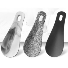 구두주걱 핸디형 메탈 구두헤라 구둣주걱 스테인레스 스텐 슈혼 남자선물 어른선물 휴대용 신발주걱 2개묶음, A 실버, 2개