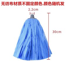 無紡布 拖把頭 居家吸水輕量替換配件, 1個, 一個拖把頭 簡易包裝 彩色