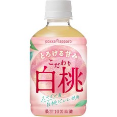 포카 삿포로 엄선 백도 일본 음료 270ml 24개