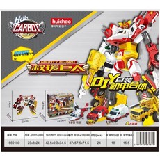 셀렉트하루 변신 자동차 로봇 장난감 합체 조립 어린이 완구, 1개, 카바 자동차 신 - 구조 거대 4-in-1