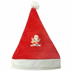 크리스마스 아동용 산타 모자 X5개 (랜덤) 25X32cm esc+294ap