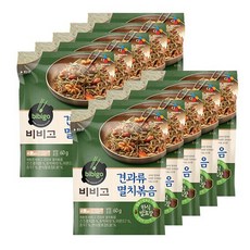 [비비고]견과류멸치볶음 60G 10봉, 세트