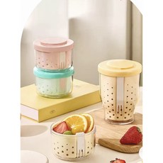 빛시스 후르츠팟 2단 과일컵, 1세트
