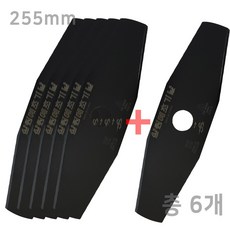 북성공업 국산 충전예초기용 이도날 5+1 예초기날 SK-5 255mm 1.8T, 6개