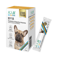 木入森 活菌寶 貓用益生菌 15包/盒, 1個, 變不臭(狗)15包/盒