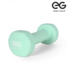 네오프렌 에르고기어 아령 2kg 홈트 미용아령, 1개