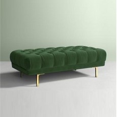 베드벤치 엔틱베드벤치 침대베드벤치 엔틱인테리어 북유럽 핑크 벨벳 북유럽풍가구, 60x45x40 그린