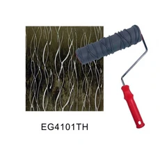 10인치 패턴 페인트 롤러 벽화 장식용 아트 롤러 텍스처 스텐실 도구, 07 EG4101TH