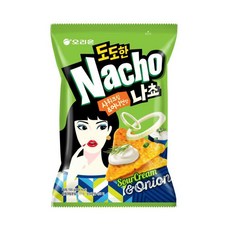 오리온 도도한나쵸 사워크림 어니언맛, 12개, 92g