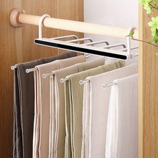 [YMB] 매직 6단 바지걸이 6단바지걸이, 화이트, 1개