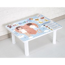 해피그로우 공부상 유아 어린이 책상 밥상 접이식 테이블, 마이바디 공부상