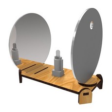 3학년 빛의나아감 LED 무한터널 실험키트/ 과학수업 빛터널 중등기관 체험수업 반사경, 1개