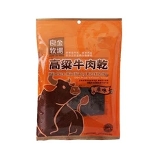良金牧場 高粱牛肉乾 原味 金門特產 傳統風味, 165g, 1個