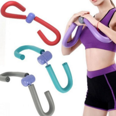 허벅지 운동 기구 실내 소도구 근력 다리 운동 기구 코어 남성 여성 다이어트 스트레칭 스프링 폼코어, 고급형 요가링-그레이