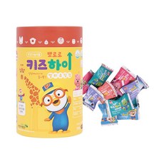 뽀로로 키즈하이 멀티츄잉정 초코맛 90개입, 90개