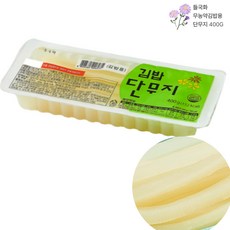 [초특가] 들국화 무농약국내산 김밥용 단무지 400g, 6개