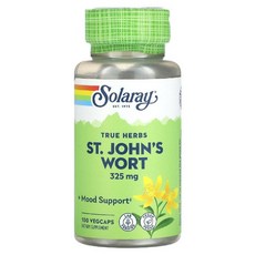 솔라레이 세인트존스워트 St Johns Wort 325mg 베지 캡슐 100정, 1개