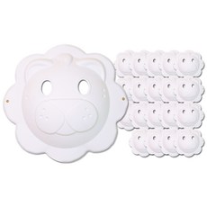 [메잌미] 종이탈 가면 만들기 아일렛끈, 20개, 사자탈