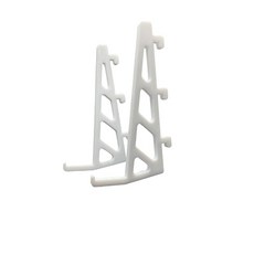 Senac LLC IKEA SKADIS 페그보드용으로 설계된 키보드 스탠드 | 키보드 스탠드 페그보드 후크 내구성 최대 0.9kg(2파운드) 지탱 기계식 키보드용 디스플, 화이트