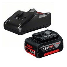 보쉬 18V 배터리 충전기세트 GAL18V-40 + GBA18V 5.0Ah 배터리 1개 세트