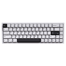 LUMINKEY 매거 65 HE 울트라 RGB 유선 기계식 게이밍 키보드, 제조사축, 게이트론 마그네틱 제이드 프로 축, 화이트