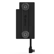 알리노 오토바이 딱판 자석 충전패드, AION003, 블랙