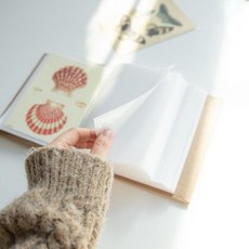 성장사진 초음파사진 여행기록 미니포켓앨범 50매 엽서 4x6 추억보관, 발바닥