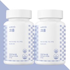 위드바이오 크롬 미네랄보충, 2개, 60정