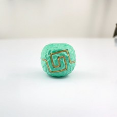 散珠 DIY文玩配飾, 1個, 回纹直径10mm左右随机发一个