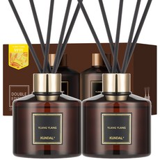 쿤달 퍼퓸 디퓨저 2p + 섬유스틱 10p, 일랑일랑, 200ml, 1개