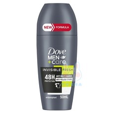 【Dove 多芬】男用滾珠體香劑-無痕清新(50ml)【兔雜tuzha】, 1個