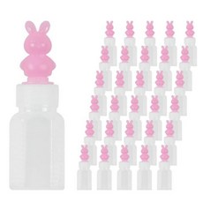 PE 분홍 토끼 뚜껑 캐릭터 물약병 12ml, 100개