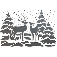 A40-0366 蝶古巴特DIY造型模板, 1個