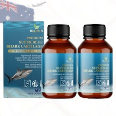 호주 헬스앤 프리미엄 슈퍼블루 샤크 카틸리지 상어연골 800mg 90캡슐 x 2개, 90정