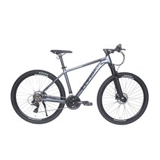 시마노 21단 유압식디스크 MTB 자전거 베리벨로 타이탄21D, 1개, 180cm, 그레이 17인치 미조립
