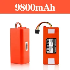 샤오미 로보락 S55 S60 S65 S50 S51 S5 MAX S6 부품 용 100% 오리지널 BRR-2P4S-5200S 로봇 식 진공 청소기, 02 1PCD 9600mAh