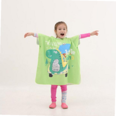 샤워가운 유아동 후드 비치타월 리틀디노