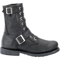 미국출고 평점4.5+ 231824 Harley-Davidson 남성용 레인저 블랙 20.3cm 가죽 부츠 사이드 버클. D95264 블랙., 8
