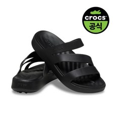 크록스 여성 CROCS BOCA STRAPPY WEDGE W BK (26SWSD207434) _