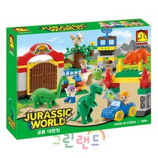 쥬라기월드 공룡대탐험 Jw2811 116Pcs 38개월이상 쥬라기공룡 옥스포드블럭 토틀러블럭 유아블록 그린랜드79, 1개
