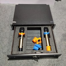 산업 서랍장 케이스 투명 나사 부품통 서랍 자재 이동식, 2U 레드 알루미늄 포함, 기본 모델명/품번