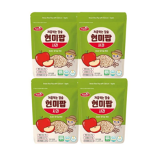 베베스트 처음먹는 칼슘 현미팝, 4개, 20g, 사과