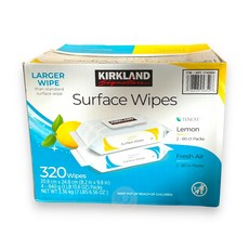 Kirkland Signature 科克蘭 家用清潔擦拭濕巾 80張X4入, 1套