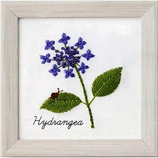LECIEN Hydrangea- cm 0000542007 (루시안) 자수 키트 코스모(COSMO) 아오키 카즈코