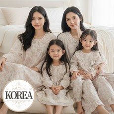 순면 패밀리 잠옷 세트 M이슬(긴팔_M5375)